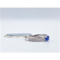 Ring Giorgio Visconti Woman in White Gold Zaffiro 0.64 Ct ABX14145Z - ABX14145Z